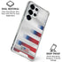 USA Soccer Flag Galaxy S25 Ultra Clear Case